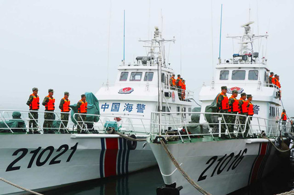 蛇岛海域环境保护辽宁海警在行动
