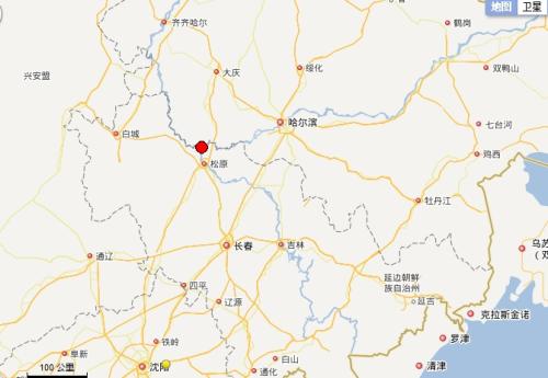 吉林松原发生4.9级地震 震源深度12公里